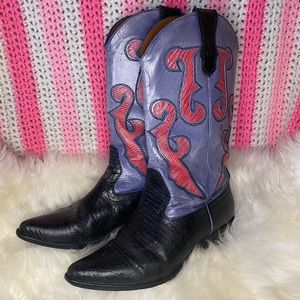 Vintage NINE WEST 80s Cowboy Boots